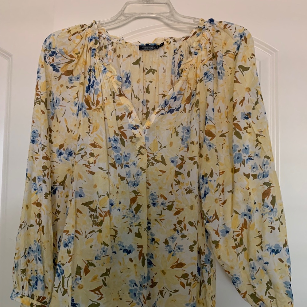 Yellow blouse
